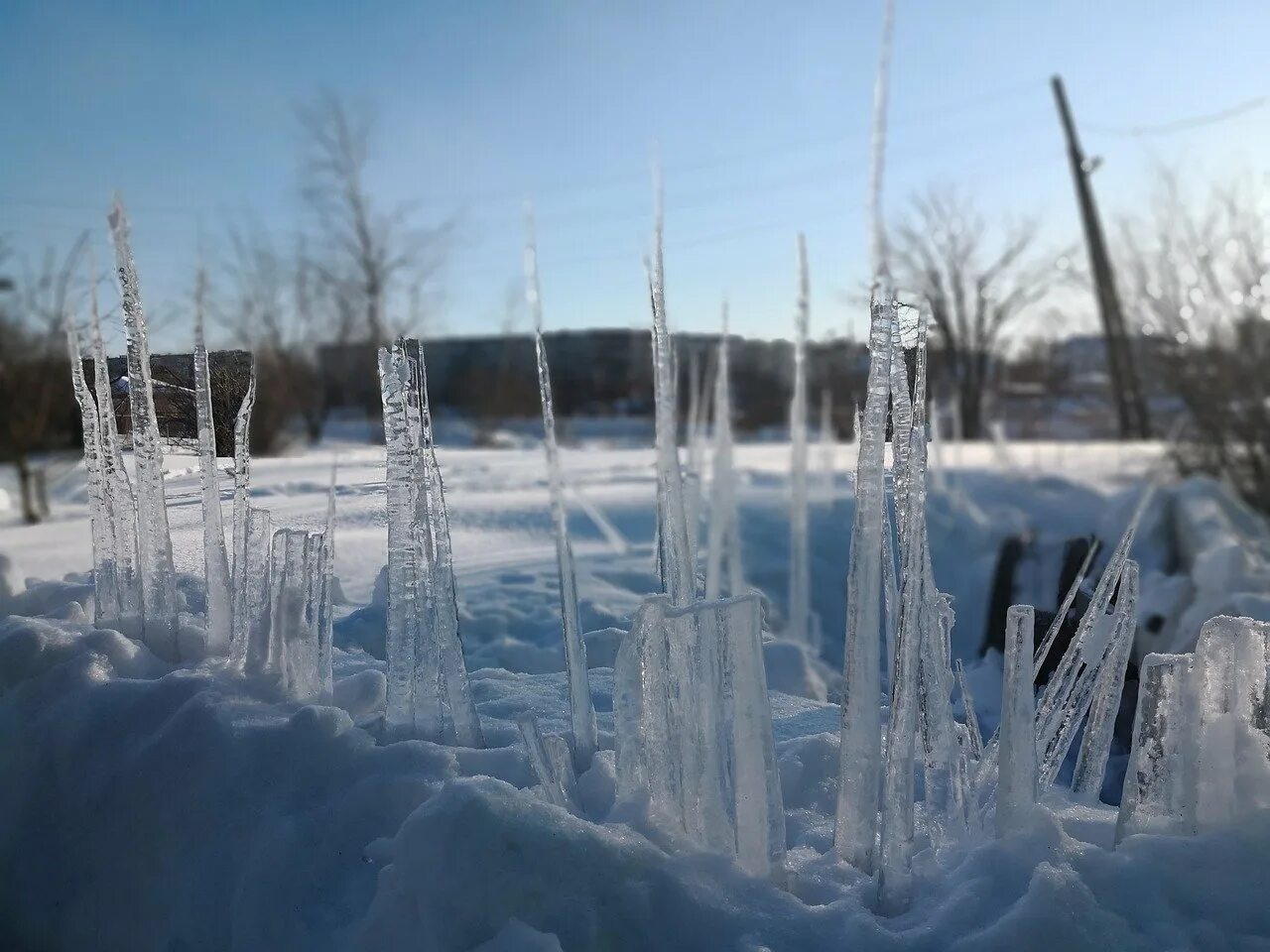 Природа снег и лед