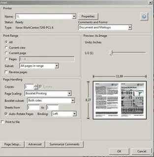Как распечатать pdf на а4