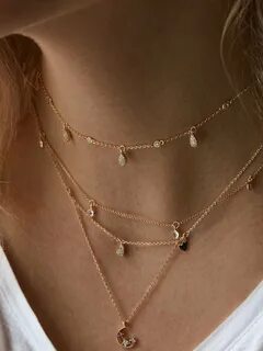 Женские цепочки с подвесками