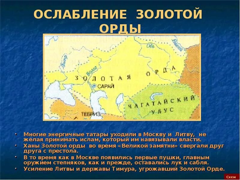 Русские земли и золотая орда кратко
