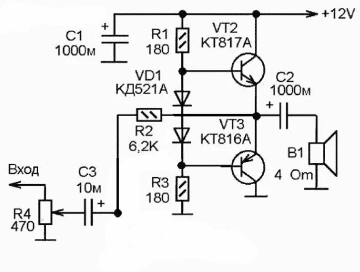 Унч своими руками. Простые схемы усилителей низкой частоты. Усилитель сигнала на кт3102. Усилитель звуковой частоты схема. Усилитель низкой частоты на трех транзисторах.