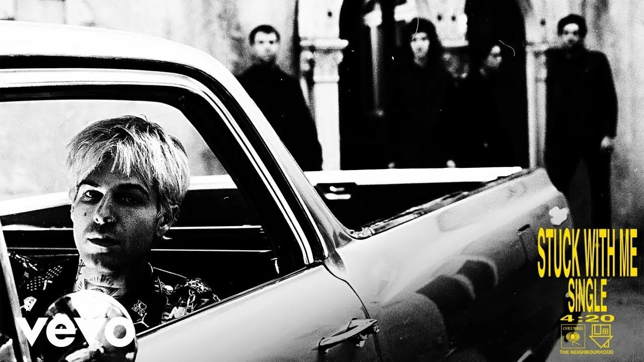 Stuck with me. The neighbourhood. the neighbourhood chip chrome the monotones. stuck with me the neighbourhood. the neighbourhood chip chrome &amp; the mono-tones.