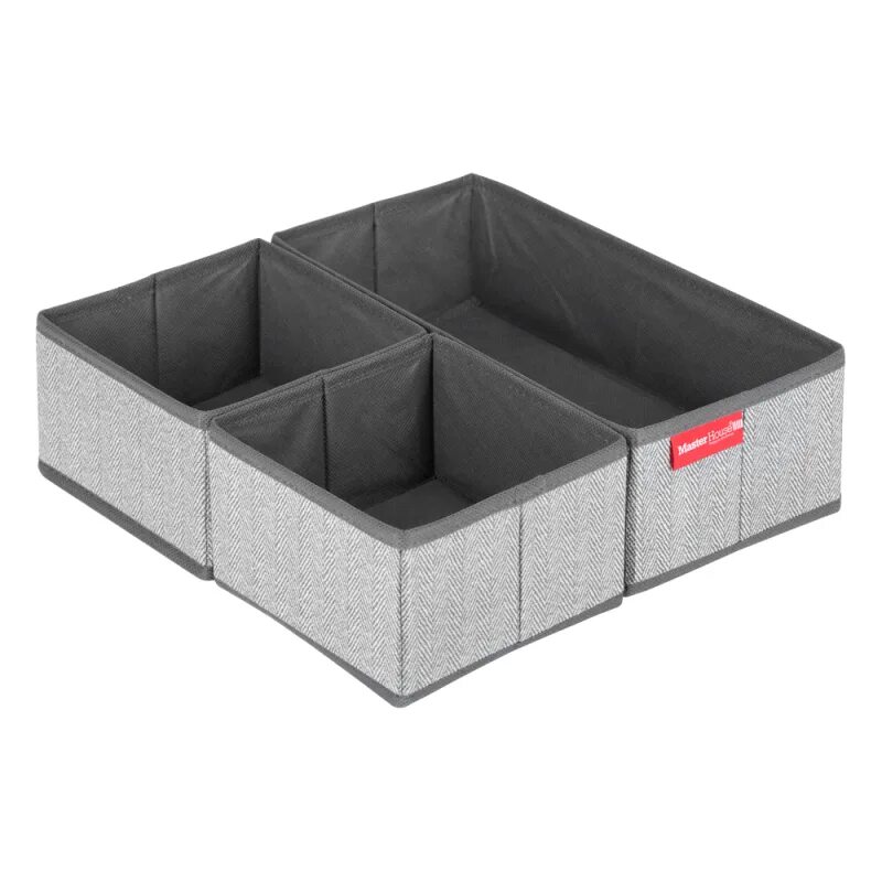 Valiant / набор органайзеров. Набор органайзеров для хранения. Valiant короб стеллажный с двойной крышкой 18х58х40 см. Набор органайзеров для хранения. Органайзер для белья, розовый.