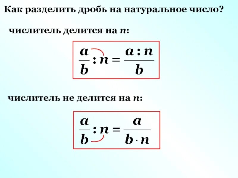 Натуральное число разделить на дробь. Как делить число на дробь. Как разделить дробь на натуральное число. Деление обыкновенной дроби на натуральное число. Как разделить 3 дроби