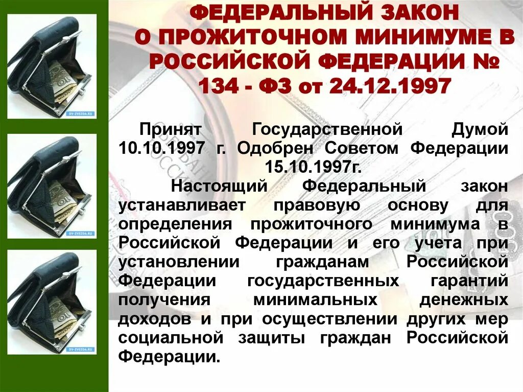 Отказали в сохранении прожиточного минимума. Федеральный закон о прожиточном минимуме. ФЗ 134 О прожиточном минимуме. ФЗ О прожиточном минимуме в Российской Федерации. Прожиточный минимум в Российской Федерации.