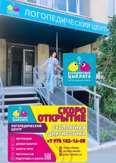 Логопедический центр разноцветные цыплята