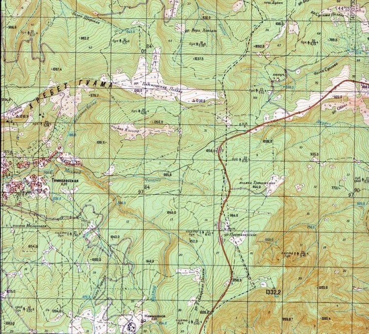 Мезмай на карте Краснодарского края. Карта местности Мезмая. Поселок Мезмай на карте. Мезмай на карте