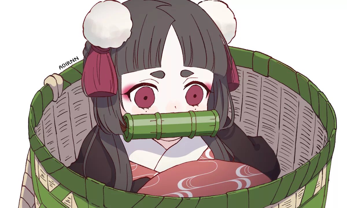 Nezuko is having a nightmare animation. Незуко Камадо. Незуко Убуяшики. Незуко Камадо в ящике.