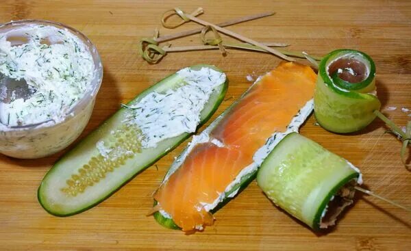 Egg & Avocado Cucumber Rolls - The Little Green Spoon Cucumber rolls, Cucumber, 
