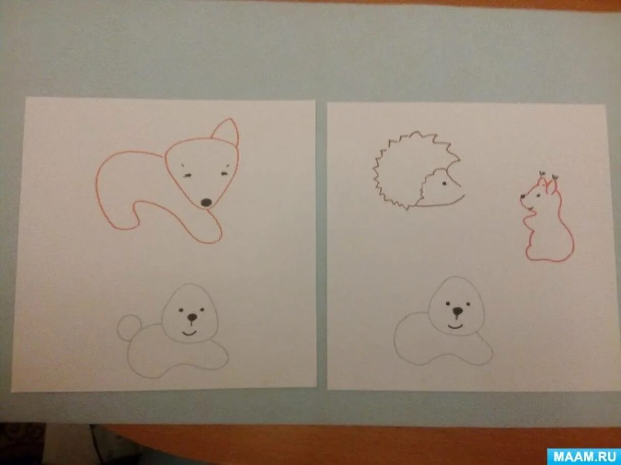 Рисование животных в младшей группе. Рисование в младшей группе животные. Рисование зверей в младшей группе. Рисование Дикие животные младшая группа.