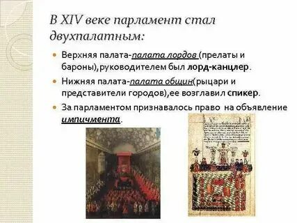 Созыв парламента в англии дата