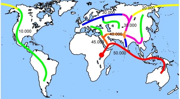 Расселение по земному шару. Расселение людей из Африки. Расселение людей по земному шару. Пути расселения человека. Распространение человечества.