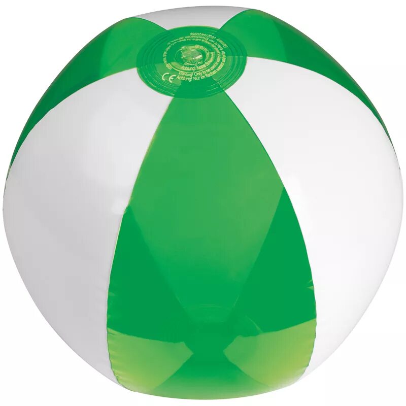 5091409. Зеленый мяч. Мячик двухцветный. Зеленый пляжный мяч. Мяч бело зеленый.