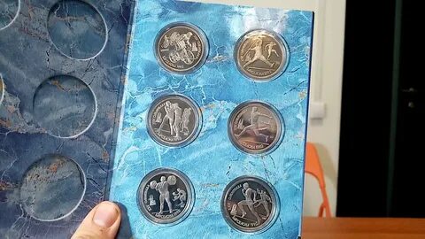 Монеты олимпиады барселона