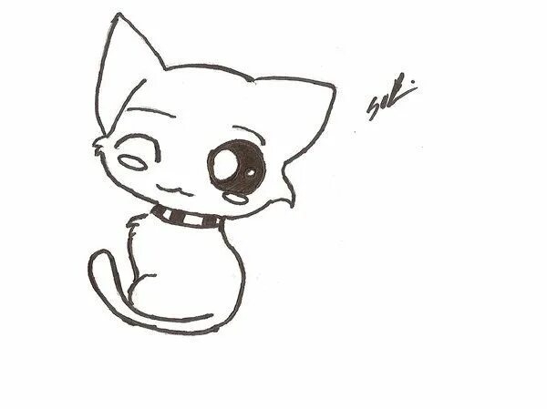 Милые рисунки карандашом. Рисунки для срисовки котики. Рисунки котят для срисовки. Милые котята для срисовки карандашом.