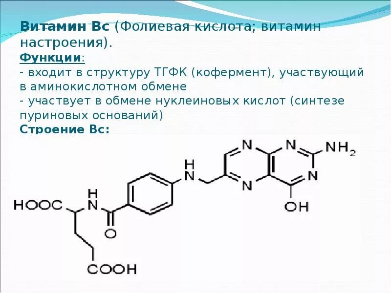 Витамин b9 структура. Фолиевая кислота витамин в9. Витамин б9 фолиевая кислота формула. Структура витамина в9.