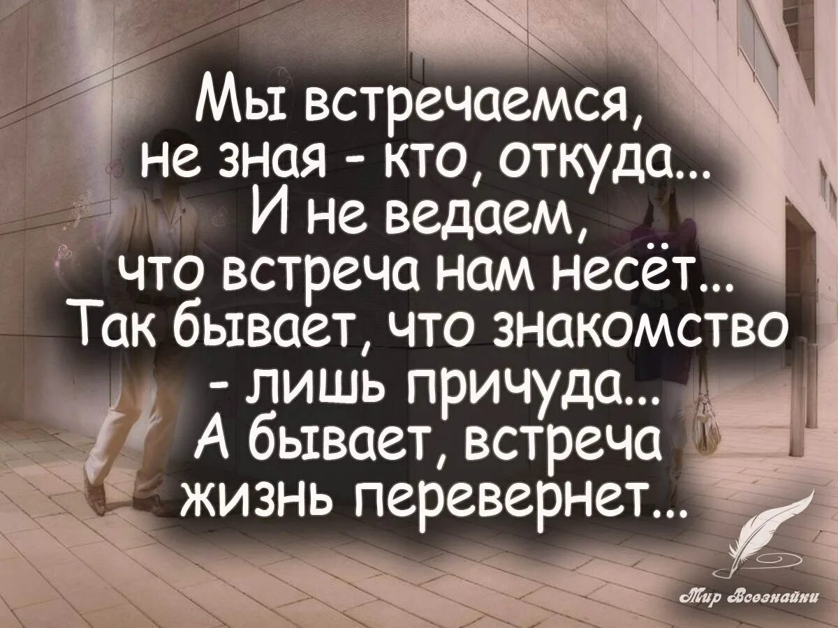 Высказывания о случайных встречах. Афоризмы о встрече. Душевные высказывания. Люди не встречаются случайно стих. Знакомство с новыми словами