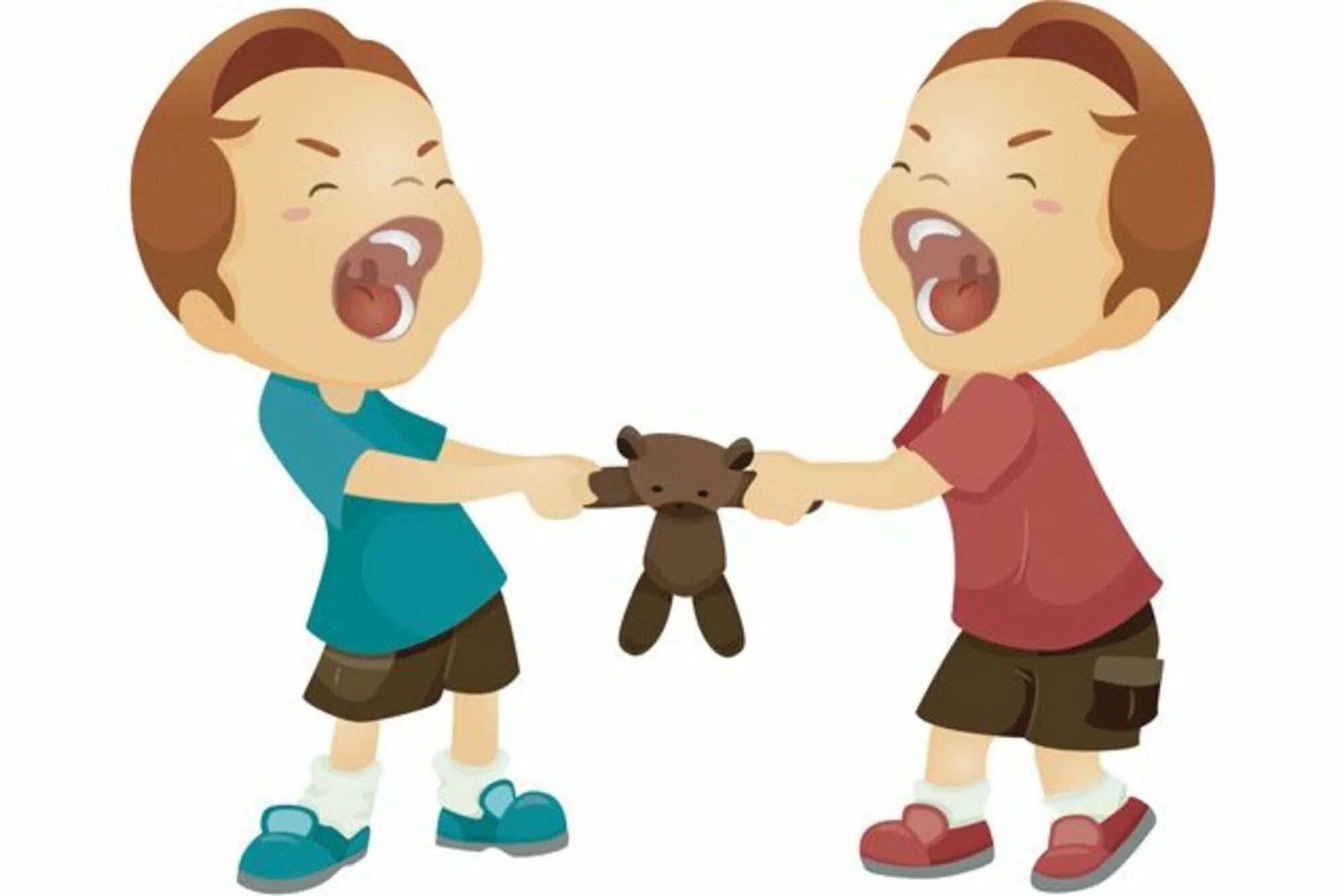 He is selfish. Ссора картинки для детей. Дети ругаются рисунок. Дети дерутся за игрушку. Дети ссорятся мультяшные.