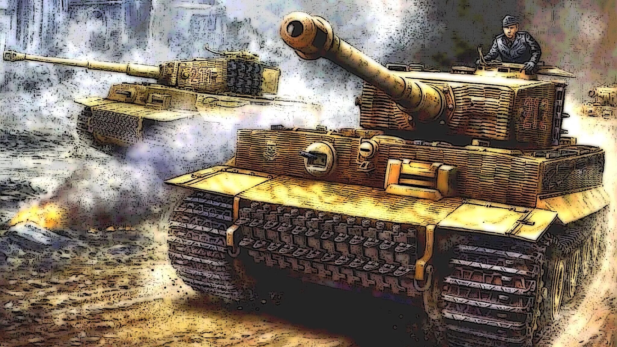 Про танк тигр. PZKPFW vi Ausf.h1 "тигр". Panzerkampfwagen vi Ausf.h — e, «тигр». Panzerkampfwagen vi Ausf. H1, «тигр». Немецкий танк тигр 1.