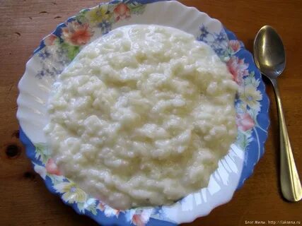 Рисовая каша без молока