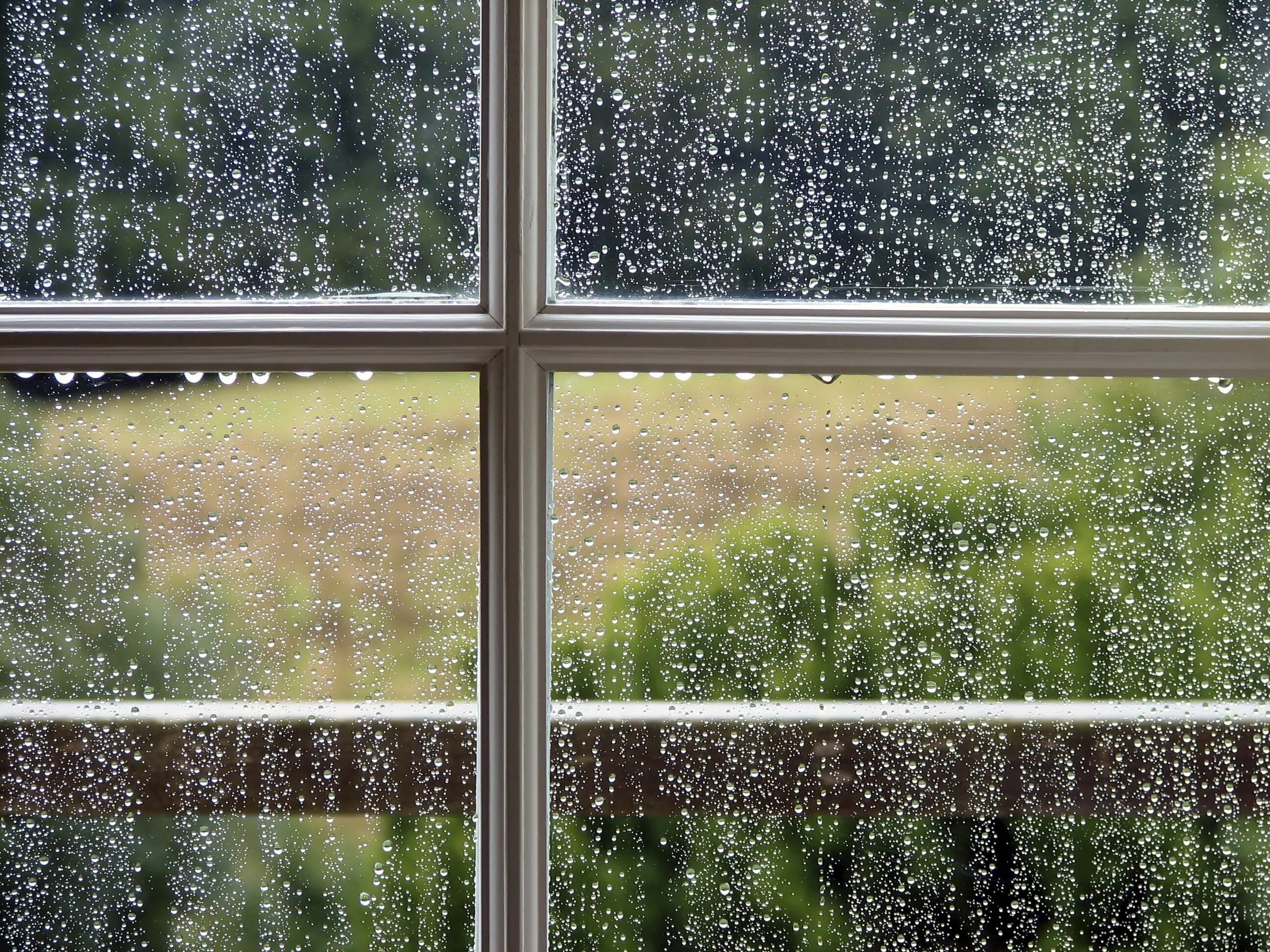 В стекла окон стучал. Дождь в окне. Капли на окне. Дождь из окна. Летний дождь за окном.