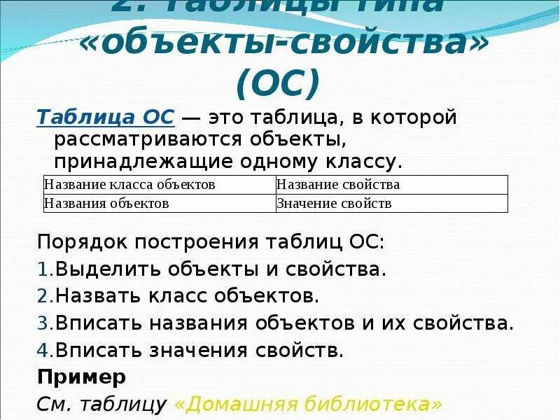 Ооо 1 класс. Таблица объект свойство. Таблица типа объект свойство. Пример таблицы объект свойство. Таблица объекты объекты один.