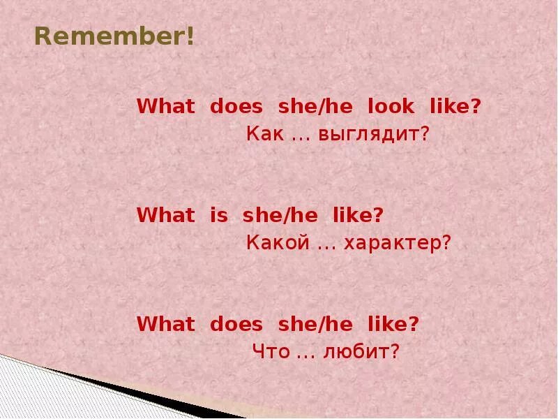 What s come her. What does he look like what is he like. What is he like, what does he like, what does he look like, разница. What is she like what does she look like разница. Look like to be like разница.