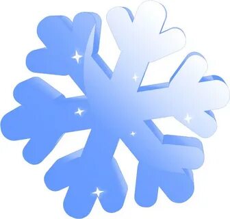 Снежинка мультяшная