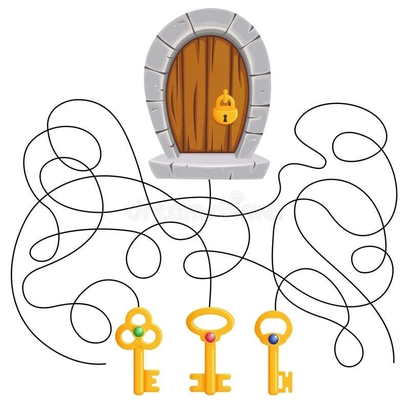 Игра найти ключ открыть дверь. Подобрать ключ. Подбери ключ к замку. Лабиринт с ключом и замком. Лабиринты для детей с ключиками.