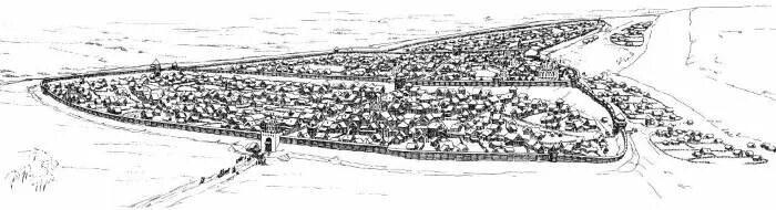 Город на клязьме 12 век. План города Владимира 13 век.