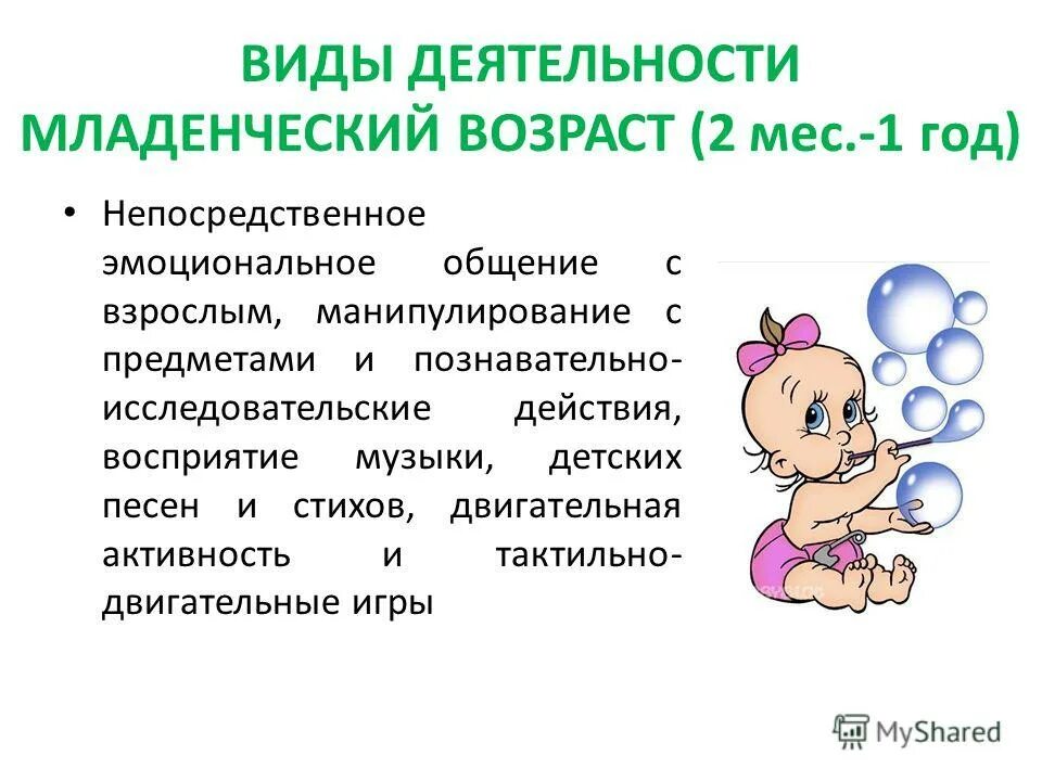 Непосредственно эмоциональное общение со взрослыми