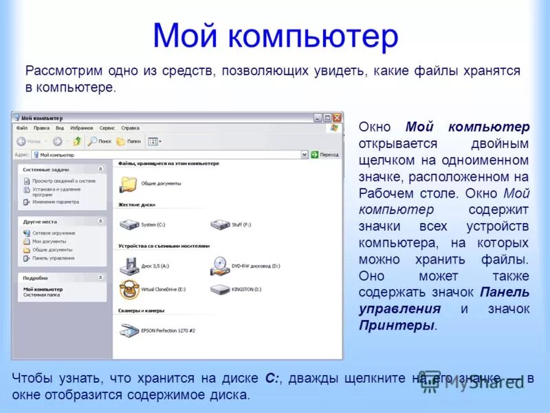 Как можно сохранять сообщение. Мой компьютер. Окно мой компьютер. Парка сой компьютер. Папка мой компьютер.