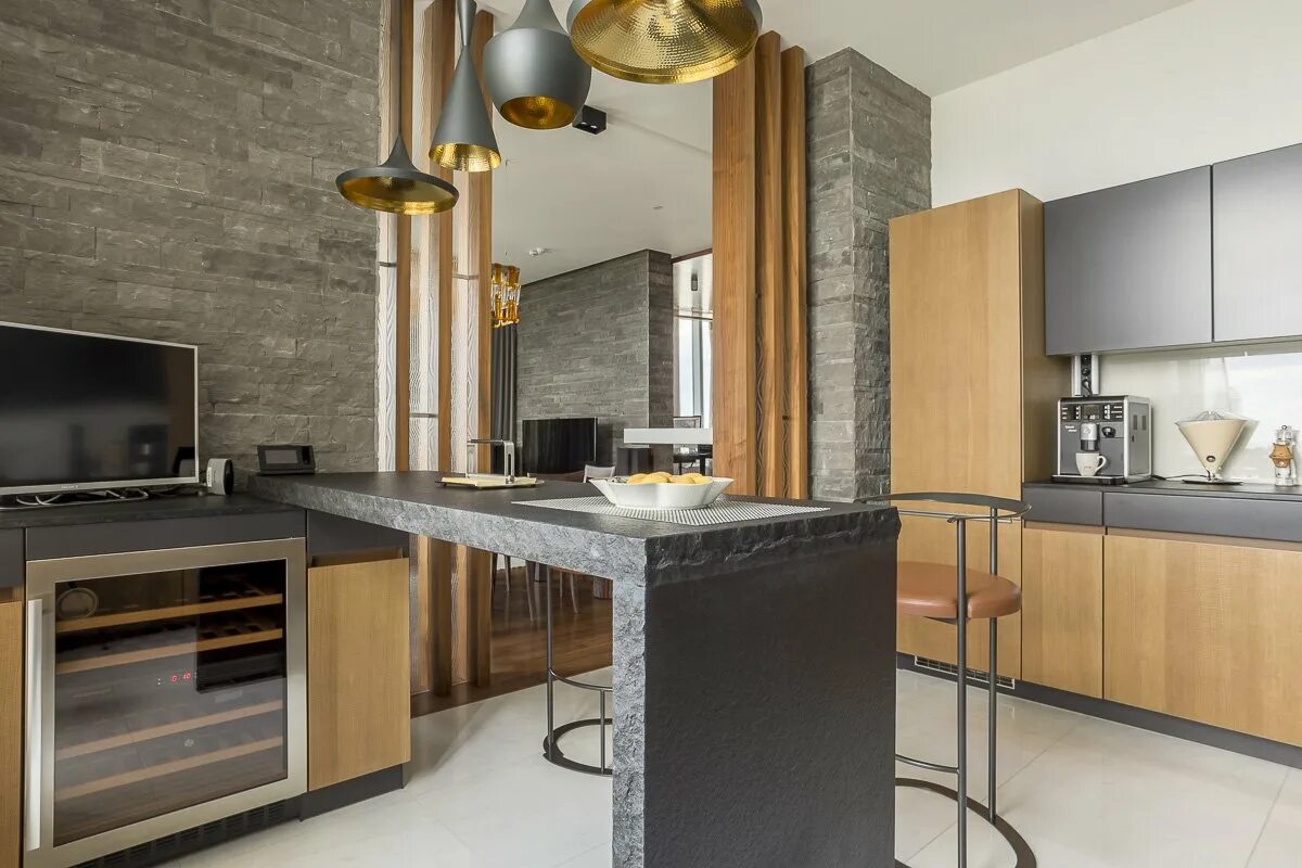 Кухня stone. Leicht каменный шпон. Кухня бетон и дерево интерьер. Кухонный гарнитур бетон. Кухня каменный шпон.