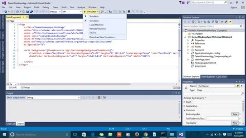 Создать приложение на visual studio