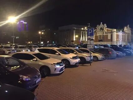 Стоянка в ночное время