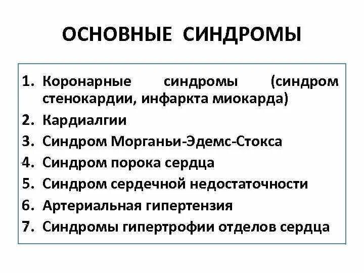 Синдром стенокардии. Синдромы при стенокардии. основные синдромы стенокардии. синдромы при стенокарди.