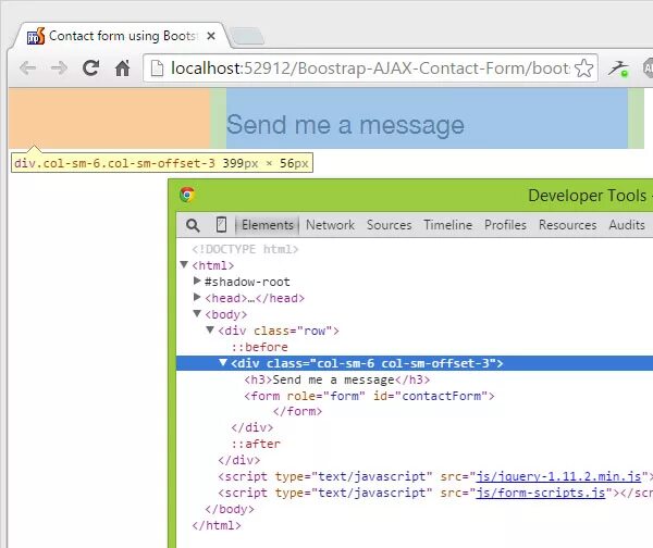 Messages div. Форма php. Col и Offset html. Form js html список. Ajax html php.