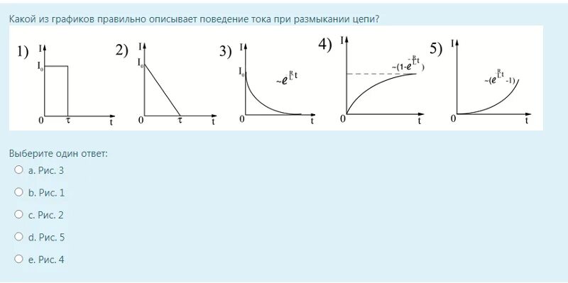 Поведение тока при размыкании цепи. Ток при размыкании цепи график. График проведения тока при размыкании цепи. Поведение тока при размыкании цепи график.