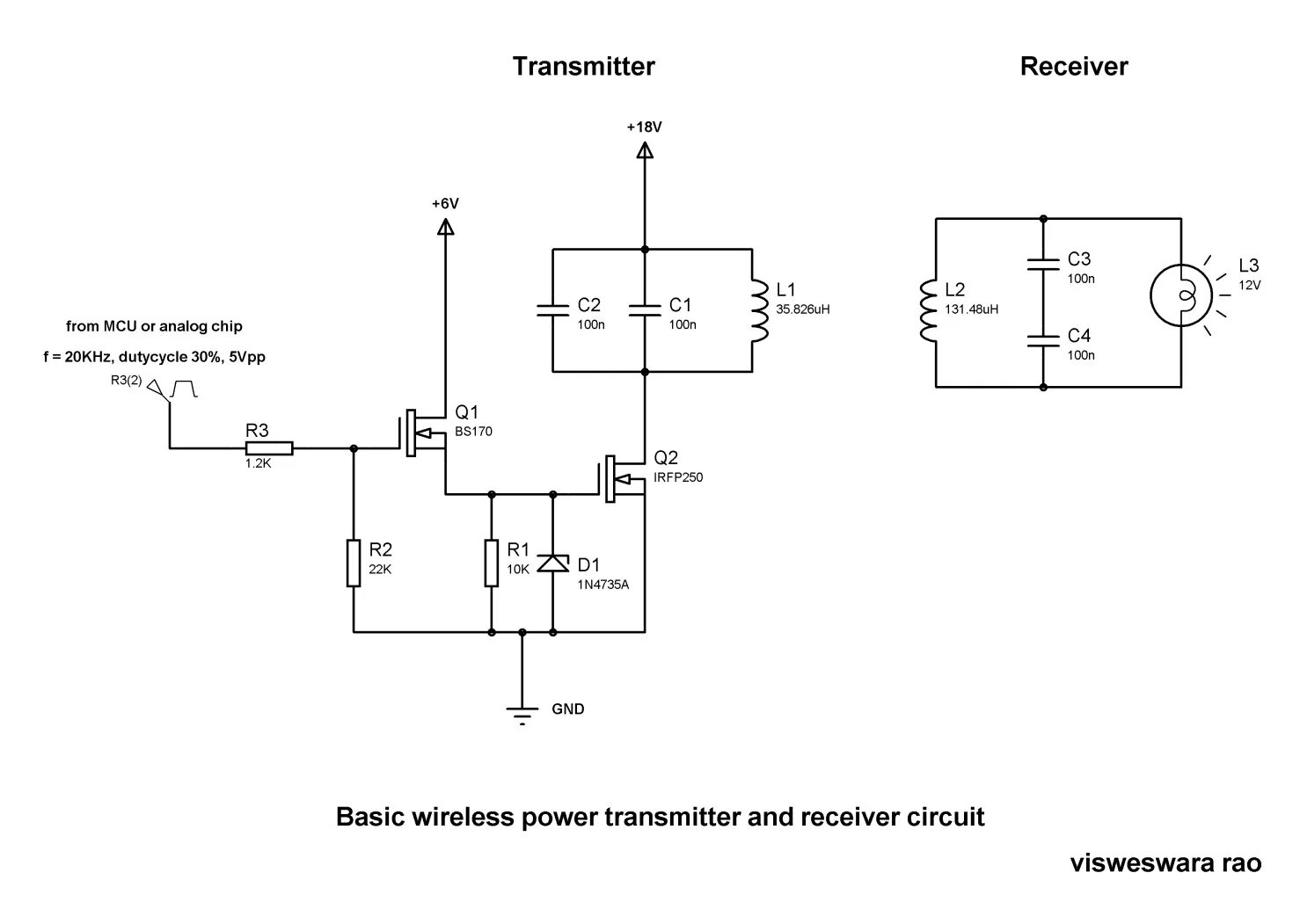 Power receiver. Передатчик на bs170. dmx512 wireless transmitter and receiver схема. трансивер на bs170. power transmitter.