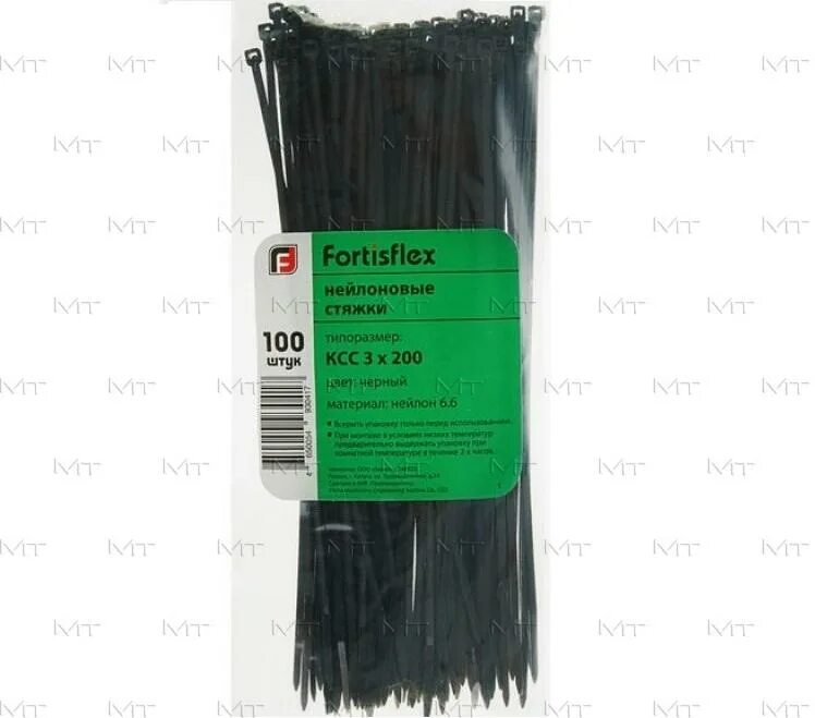 Нейлоновые стяжки fortisflex ксс 5х300 черный 100 штук/упак. Стяжки fortisflex ксс 3х200. Стяжки нейлоновые ксс 4*250. 100шт) fortisflex 52187. Стяжка (хомут) ксс 5х500 100шт.