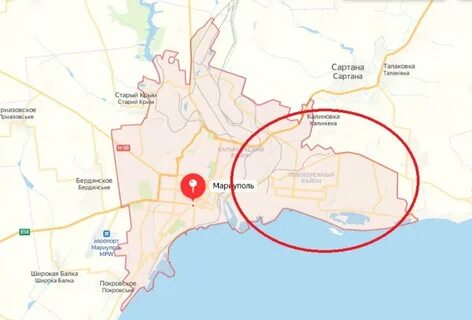 Карта действий мариуполя
