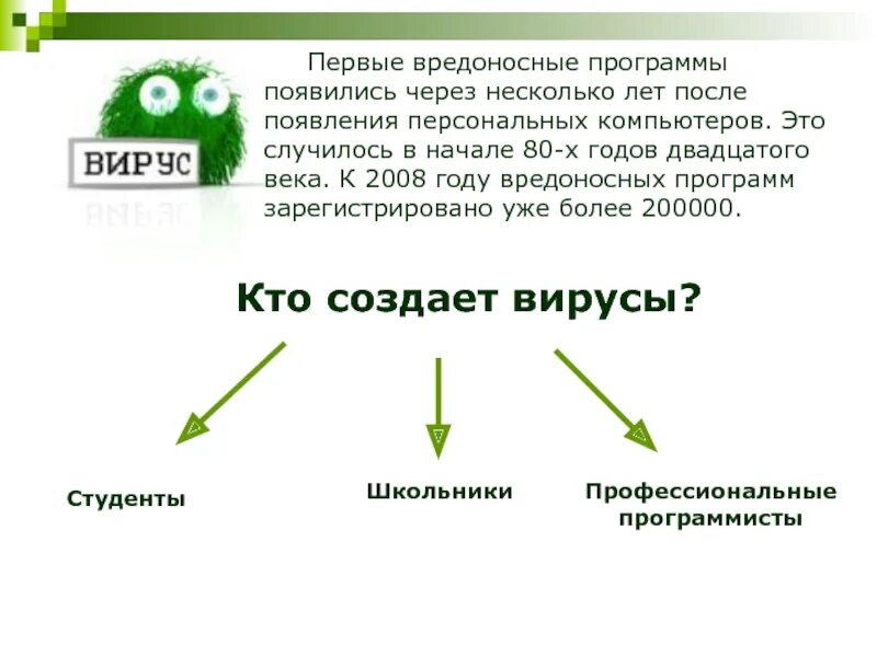 Вредоносный код сайте. Первые вредоносные программы. Вредоносное программное обеспечение. Кто создает вредоносные программы. Вирусы и вредоносные программы.