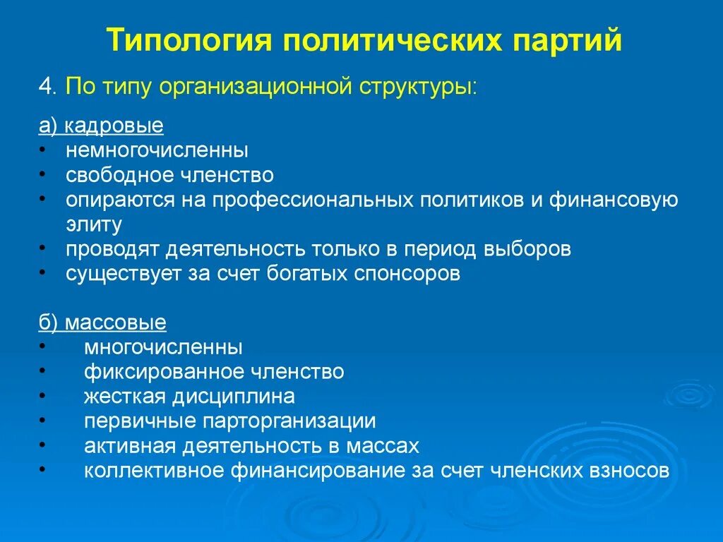 Политические партии и партийные системы тест 11. Типология партий. Типология политических партий. Типологизация политических партий. Типология партий и партийных систем.