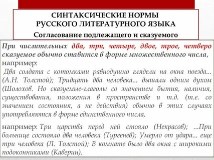 Нормы современного литературного языка синтаксическая норма