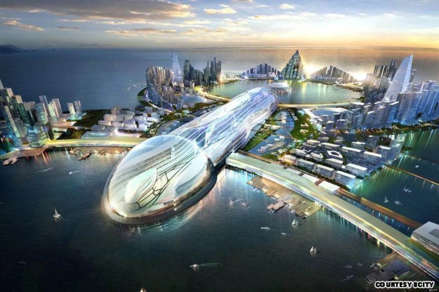 Какой будет выглядеть. > Экогород в Южной Корее.. Дубай Экогород. Футуристическая архитектура Южная Корея. Дубай 2030 год.