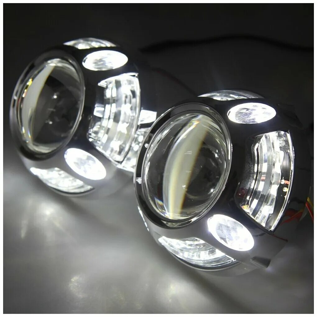 0". линзы mtf projection lens6000k. линзы для фар светодиодные 2. 0 дюйма. бленды для линз 2.
