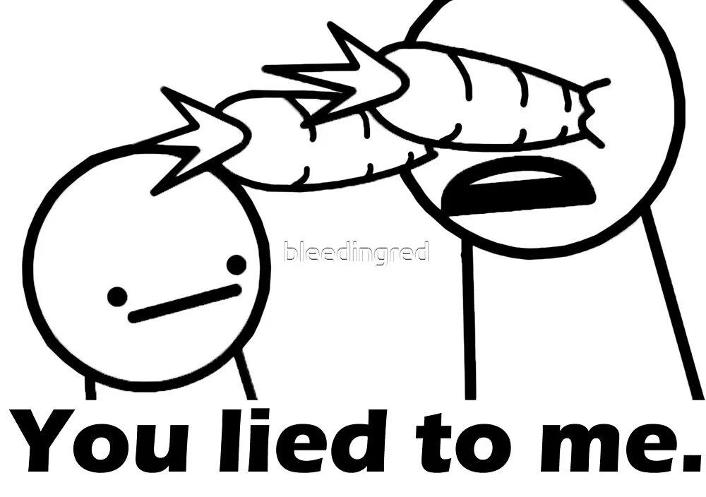 She lied to you lied to me