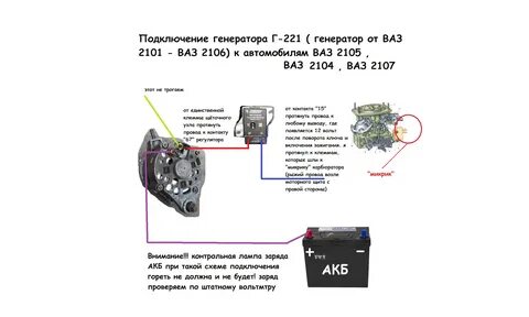 Как подключается генератор