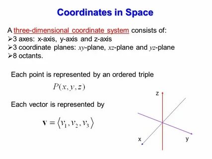 Coordinate system