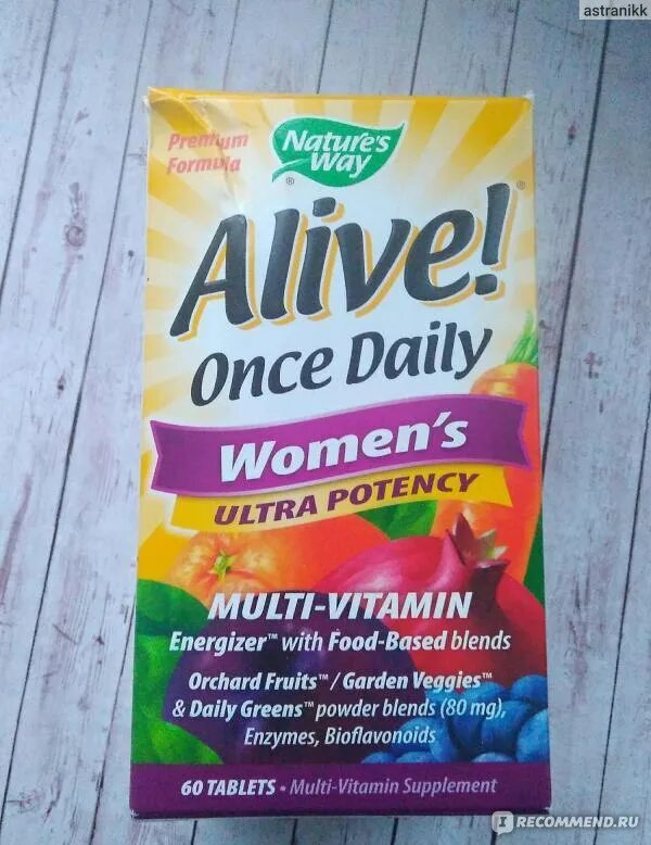 Once daily. Витаминно-минеральный комплекс nature's way Alive! Once Daily women's Ultra Potency. Витамины nature's way Alive для женщин. Витамины Alive women's Ultra Potency. Alive витамины для женщин 50+.